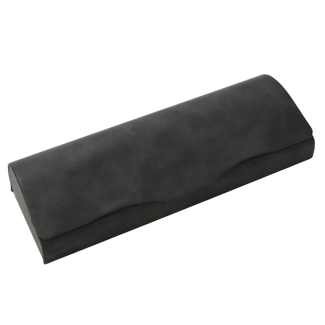 Benson Stijlvolle brillenkoker - suede afwerking - compacte maat - kleurenmix