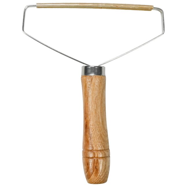 Benson Handmatige dierenhaarverwijderaar - hout - 17,5 x 13,5 cm - milieuvriendelijk