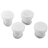 Benson Siliconen Stoelpoot Beschermers Set - Antislip - Wit - 4 stuks Benson Siliconen Stoelpoot Beschermers Set - Antislip - Wit - 4 stuks