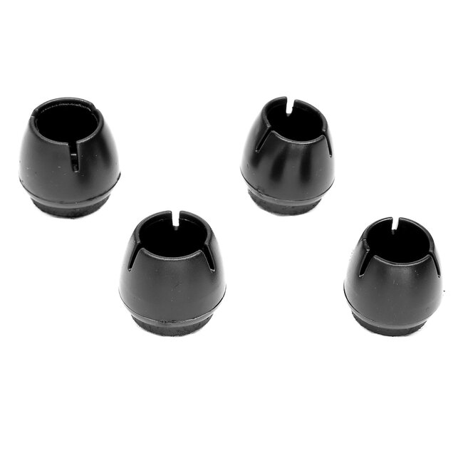 Benson Stoelpoot beschermers - antislip vilt - zwart - 17-21 mm - set van 4