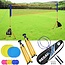 Benson Complete set voor badminton en frisbee - 25-delig - inclusief draagtas en accessoires