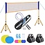 Benson Badminton en Frisbee Set - Inclusief Accessoires - 25 delig