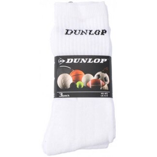 Dunlop Sportsokken Heren Wit - 3 paar - Maat 41 t/m 45