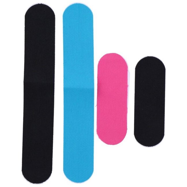 Dunlop Kinesiologietape enkel - 4 stuks - pijnverlichting - waterproof - huidvriendelijk
