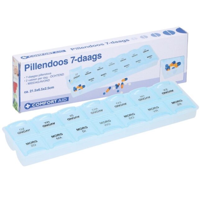 Comfort Aid Pillendoos voor 7 dagen, morgen/avond per dag