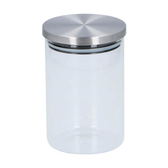 Alpina Voorraadpot 870 ml. - Glas met RVS Deksel