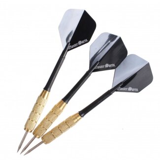 Masterdarts 3 Dartpijlen - 20 grams - Zwart