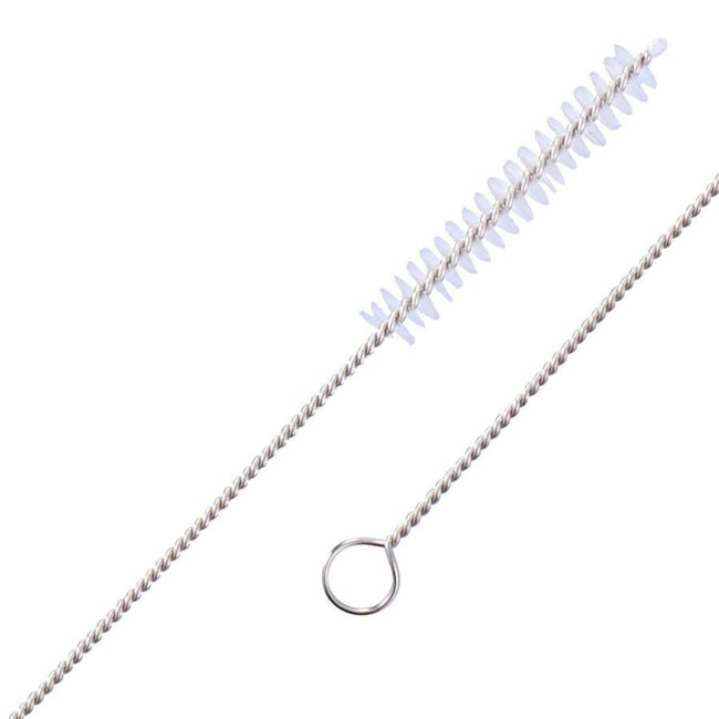 Alpina Herbruikbare RVS rietjes - Gekleurd - Duurzaam - Inclusief schoonmaakborstel - Set van 4