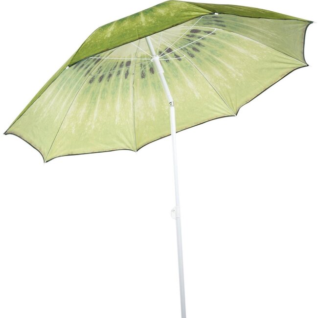 Lifetime Verstelbare Strandparasol / Parasol met Kiwi Print - Ø 190 cm.