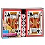Lifetime Speelkaartenset met dobbelstenen - Compact - Inclusief kunststof doosje - 14 x 9 x 2,5 cm