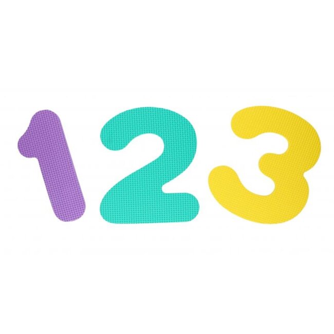 Lifetime Puzzelmat met cijfers - 18-delig - Zacht foam - 96x96 cm - Kleurrijk en veilig