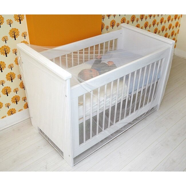 Lifetime Muggennet voor Box en Ledikant - Fijnmazig en Stevig - 145 x 83 x 74 cm