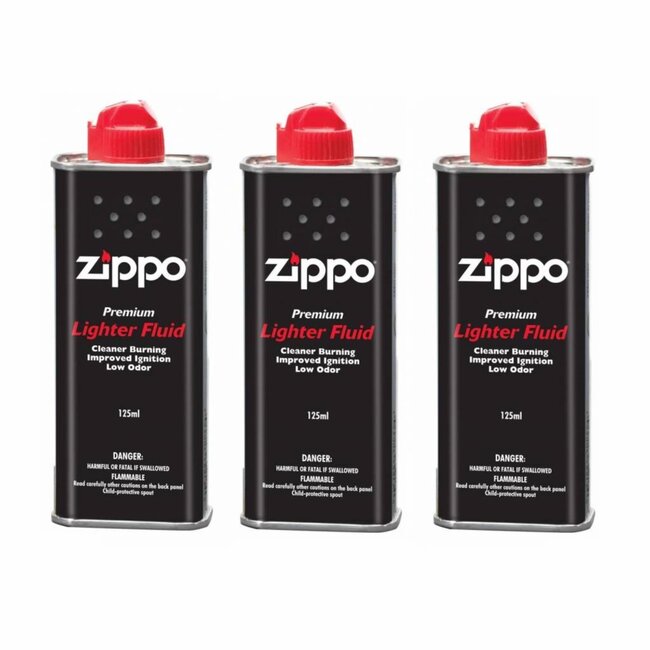 Zippo Originele Zippo Benzine Vloeistof - 125 ML - 3 stuks