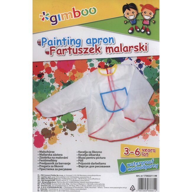 Lifetime Hobbyschort kinderen - 3 vakken - Afwasbaar kunststof - 3-6 jaar