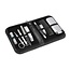 Lifetime 9-delige manicure- en pedicureset - luxe reisetui - compleet verzorgingspakket