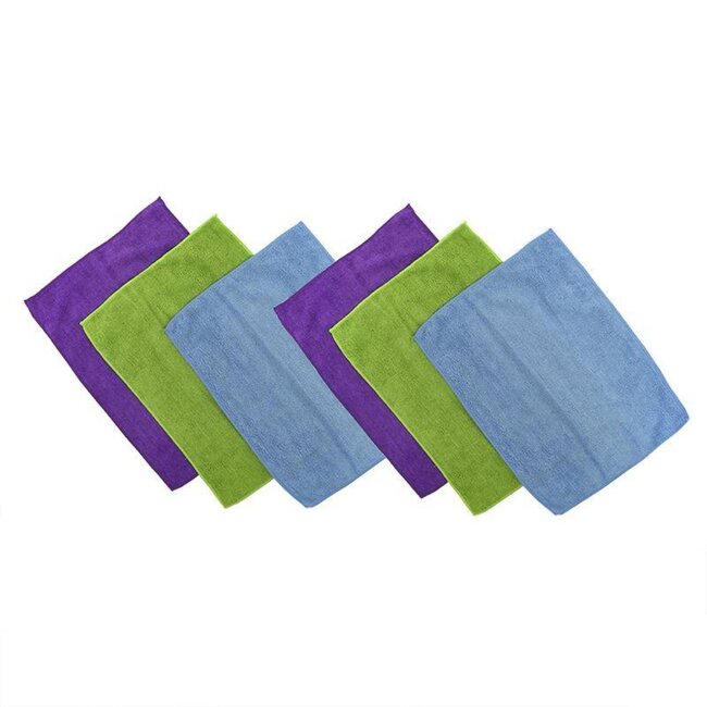 Lifetime Microvezeldoeken - Hoog absorberend - Streeploos resultaat - 30x30 cm - 3 stuks