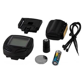 Bicycle gear Draadloze fietscomputer - 14 functies - Spatwaterdicht - Zwart