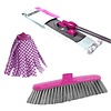 Lifetime Schoonmaakset - 120 cm - Paars/Blauw/Groen - 5 delig Lifetime Schoonmaakset - 120 cm - Paars/Blauw/Groen - 5 delig