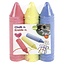 Eddy Toys XL Stoepkrijt - Vrolijke Kleuren - Set van 3 - Creatief Buitenspeelgoed