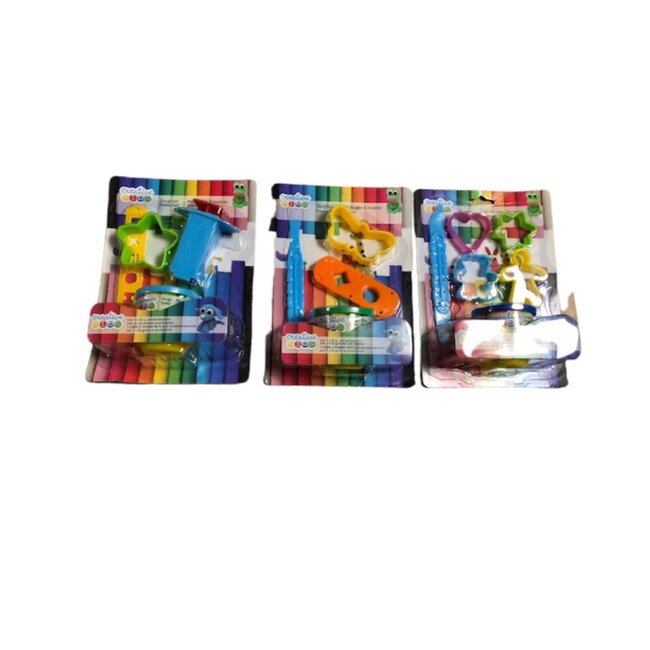 Creative Kids Kleiset - Zachte Klei - Multicolor - 4-delig - Voor Kinderen 3+
