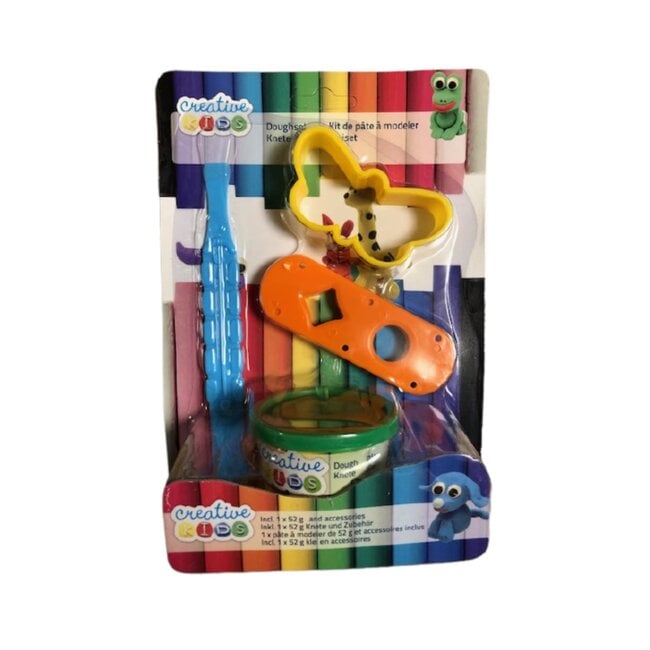 Creative Kids Kleiset - Zachte Klei - Multicolor - 4-delig - Voor Kinderen 3+