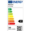 Hofftech LED bouwlampen - 2 x 20W - 6000K - IP65 - met driepootstatief - verstelbare hoogte
