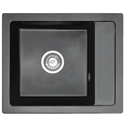 REA Rino Keukenspoelbak - Graniet - 49 x 52 x 21 cm - Zwart/Gespikkeld REA Rino Keukenspoelbak - Graniet - 49 x 52 x 21 cm - Zwart/Gespikkeld