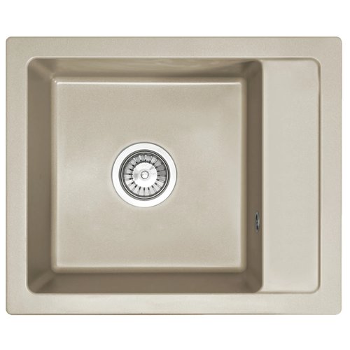 REA Rino Keukenspoelbak - Graniet - 49 x 52 x 21 cm - Beige REA Rino Keukenspoelbak - Graniet - 49 x 52 x 21 cm - Beige