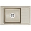 REA Sten Keukenspoelbak - Graniet - 48 x 79.5 x 20 cm - Beige