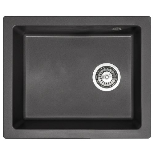 REA Nels Keukenspoelbak - Graniet - 46.5 x 56 x 20 cm - Mat Zwart REA Nels Keukenspoelbak - Graniet - 46.5 x 56 x 20 cm - Mat Zwart