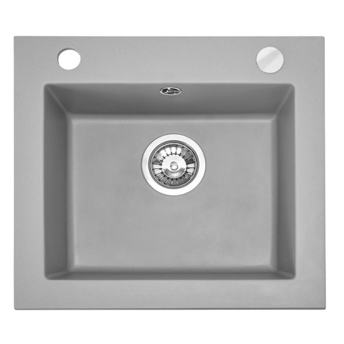 REA West Keukenspoelbak - Graniet - 44 x 48.5 x 17 cm - Grijs REA West Keukenspoelbak - Graniet - 44 x 48.5 x 17 cm - Grijs