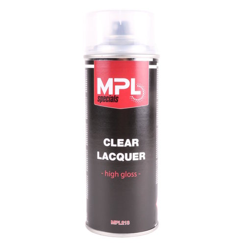 MPL Verf Spuitbus - Spuitlak - Transparant - 400 ml - Hoogglans MPL Verf Spuitbus - Spuitlak - Transparant - 400 ml - Hoogglans