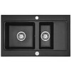 REA Fox Dubbele Keukenspoelbak - Graniet - 46.5 x 78 x 19 cm - Metallic REA Fox Dubbele Keukenspoelbak - Graniet - 46.5 x 78 x 19 cm - Metallic
