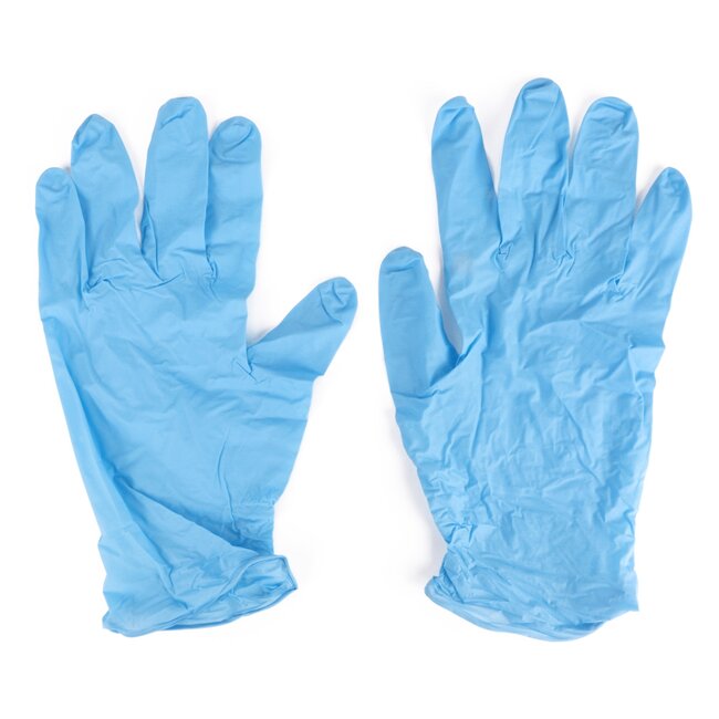 Benson Wegwerp Handschoenen - Nitril - Medium - M - 100 stuks - Blauw - Poedervrij - Wegwerphandschoenen