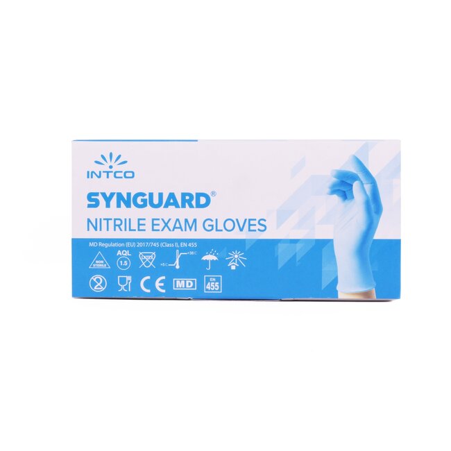 Benson Wegwerphandschoenen - Nitril - Medium - Poedervrij - Blauw - 100 stuks