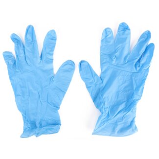 Benson Wegwerp Handschoenen - Nitril - Large - L - 100 stuks - Blauw - Poedervrij - Wegwerphandschoenen