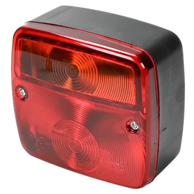 Benson Achterlicht aanhangwagen - vierkant - 98 x 104 mm - vier functies - eenvoudig te bevestigen