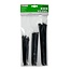 Hofftech Tie Rib Kabelbinders Set - Sterk en Duurzaam - 75 stuks - Zwart