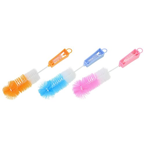 Benson Flessenborstel Set Roze of Blauw - 2 delig Benson Flessenborstel Set Roze of Blauw - 2 delig