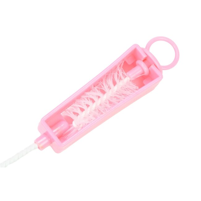 Benson Flessenborstel set - 2-delig - roze of blauw - inclusief speenborstel