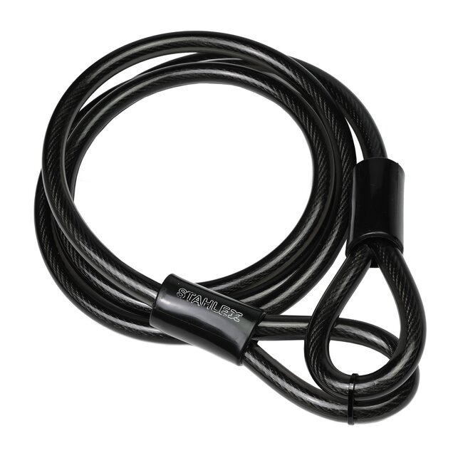 Stahlex Staalkabel met lussen - 2 meter - 12 mm - Geplastificeerd - Diefstalpreventie
