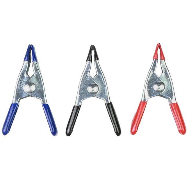 Benson Krachtige marktklemmen - 50 mm - set van 6 - diverse kleuren