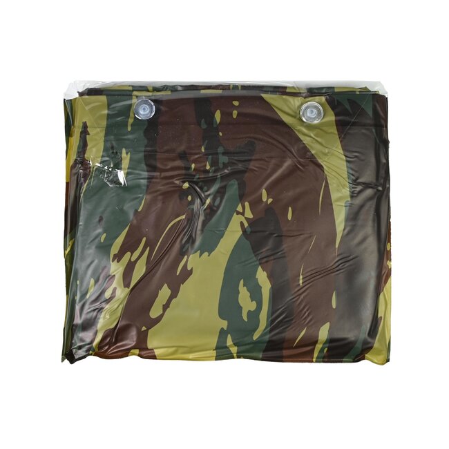 Benson Duurzame regenponcho - camouflage - PVC - 102 × 127 cm - voor kinderen en volwassenen