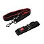 Benson Handsfree hondenriem - reflecterend - verstelbare tailleband - rood/zwart