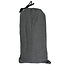 Benson Complete hangmat met karabijnhaak - 200 x 100 cm - grijs - inclusief bevestigingsmaterialen