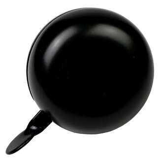 Benson Stijlvolle fietsbel - ding dong geluid - Ø 80 mm - mat zwart - eenvoudig te monteren