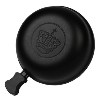 Benson Stijlvolle fietsbel - aluminium - mat zwart - Ø 54 mm - helder geluid