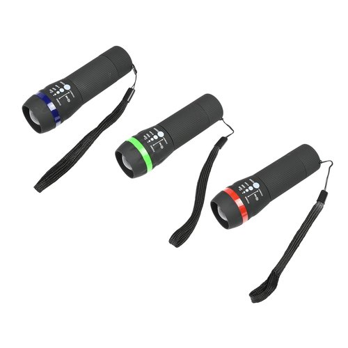 Benson Zaklamp Tactical LED - 1 Watt - 50 Lumen - Kleurenmix Benson Zaklamp Tactical LED - 1 Watt - 50 Lumen - Kleurenmix