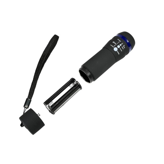 Benson Tactical LED zaklamp - 5 zoomstanden - 50 lumen - kleurenmix