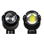 Benson Zaklamp met draaikop - LED + COB - 3 Watt - 200 lumen - zwart